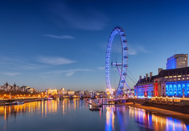 London eye / popular cities in the uk
